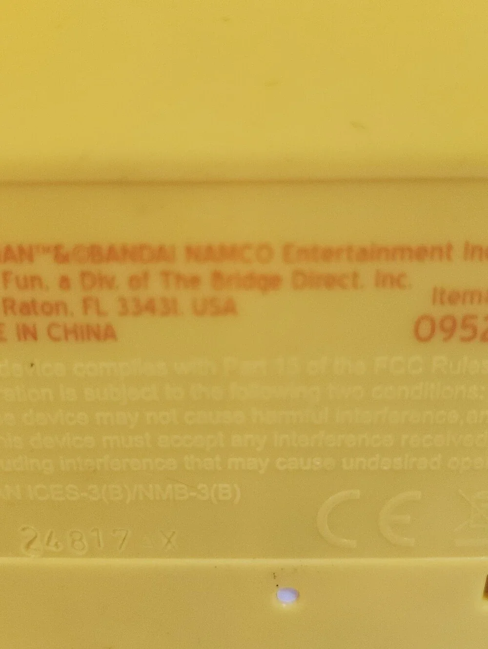 Basic Fun Pac-Man Mini Tabletop Retro Arcade LCD Game #09521 *Tested EUC